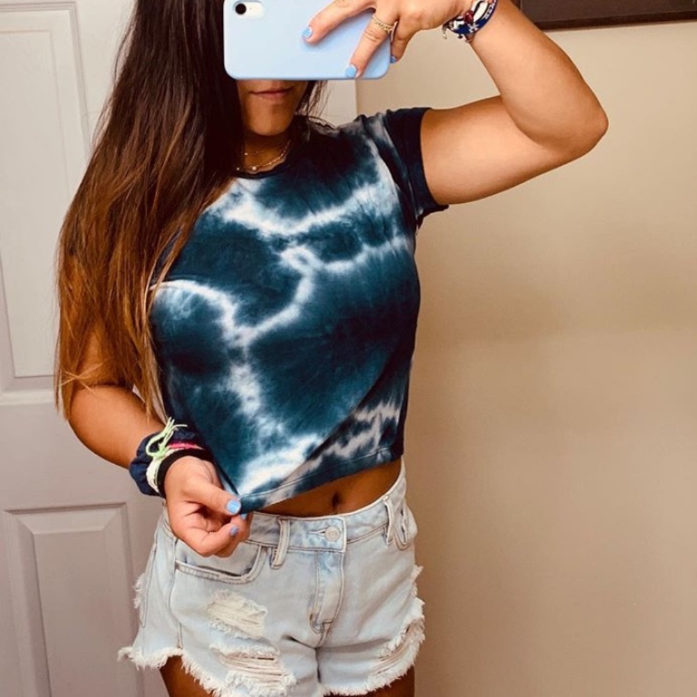 LA Hearts tie dye tee